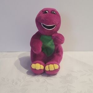 Gund Vintage 1997 Barney The Dinosaur Beanbag Plush